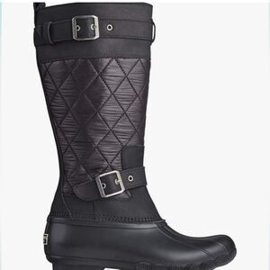 Sperry Women’s Saltwater Tall Buckle Rain Boot NWOT Size 7.5